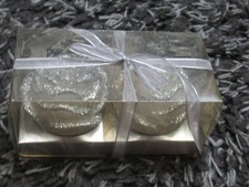 BHS silver glittery rose