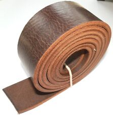 3.5mm Thick Italian Grainy Veg Tan Leather Belt Straps Brown 140cm  55" inch
