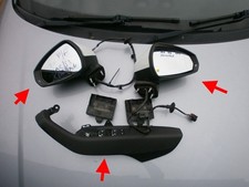 AUDI A3 S3 RS3 8V POWERFOLD FOLDING MIRRORS CONTROL SWITCH PACKAGE GENUINE 53K