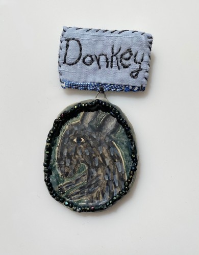 Julie arkell donkey painted - arkell,