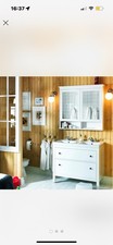 White Mirror Cabinet. BRAND