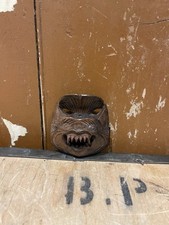 Indonesian Face Mask Wooden Bali Sculpture Hand Carved Tribal