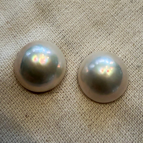 Vintage pair 13mm - vintage, mabe