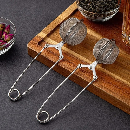 Steel tea infuser strainer - steel,