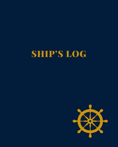 Ship log sailing - log, book