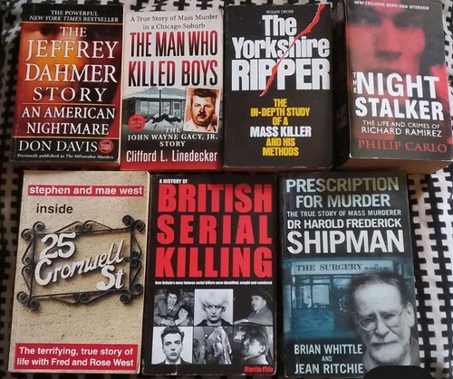 True crime books - true, joblot