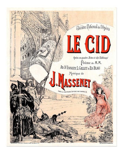 Cid opera poster wall - art,