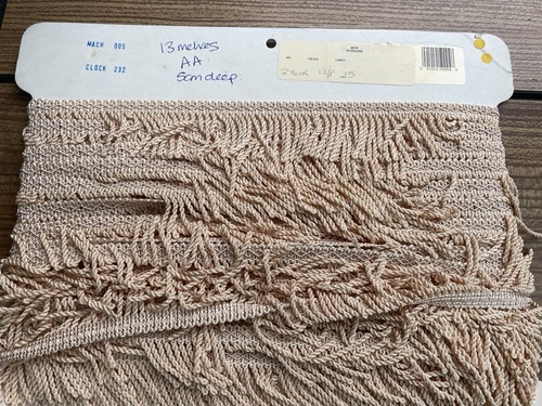 Light peach bullion fringe - light,