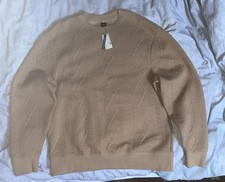 Mens River Island Jumper Brown