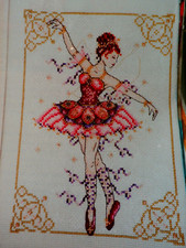 SUGAR PLUM FAIRY BALLERINA CROSS  STITCH  CHART #443