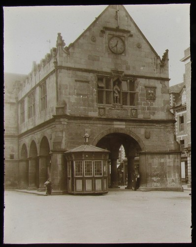 Glass magic lantern - lantern, slide