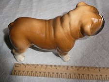 brown china bulldog