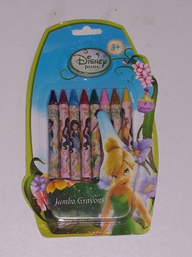 Disney fairies jumbo - 8, crayons