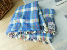Gorgeous Blackcock Tartan Scottish Wool Rug/Throw 140cm x 146cm