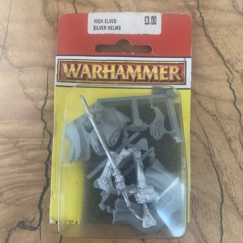 Warhammer high elf silver - warhammer, helm