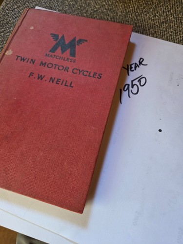 Matchless motorcycle book 1950 - matchless,