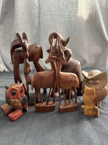Wooden hand carved animal - wooden,
