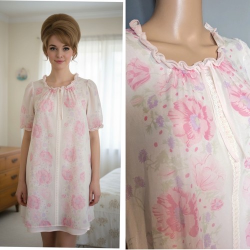 60s michael floral - floral, lace