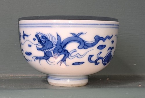 Translucent porcelain dragon - translucent,