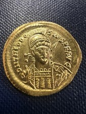 Gold Solidus Roman Coin