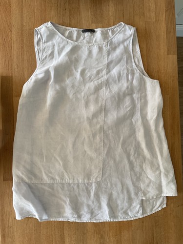 Oska 100 linen sleeveless - linen,