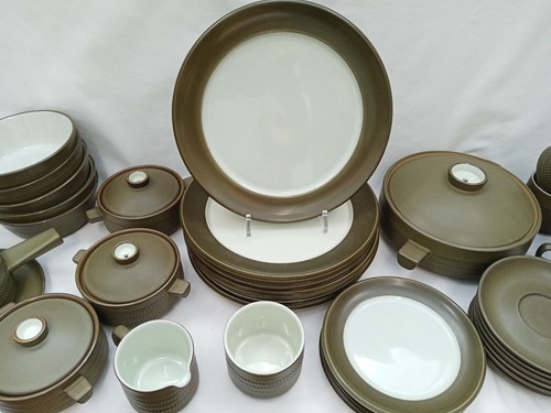 Denby stoneware green chevron - denby,