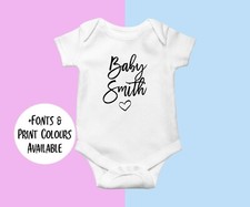 Personalised baby grow - personalised,