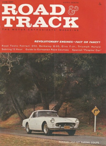 Road track 1960 june - road, &