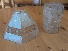 Vintage Capiz Shell Lampshades
