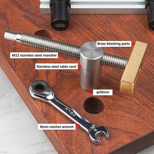 Woodworking bench dog stop - woodworking,