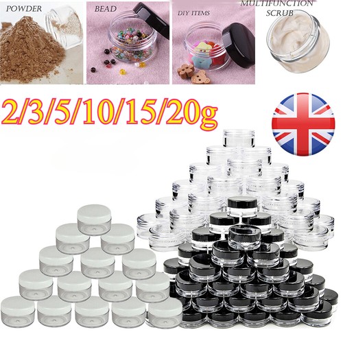 20g empty clear - empty, plastic