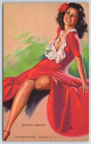 Mutoscope risqué arcade card - mutoscope,