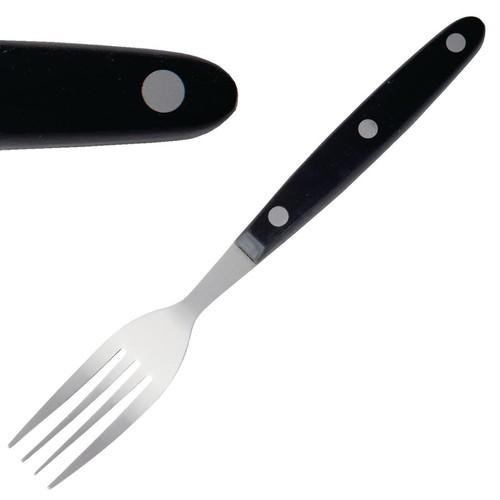 Olympia steak forks black - olympia,