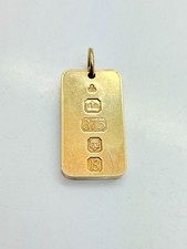 9ct Yellow Solid Gold Ingot
