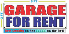 GARAGE FOR RENT Banner Sign