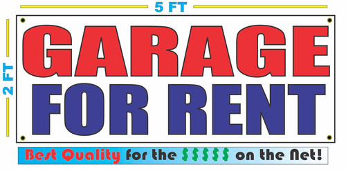 Garage for rent banner sign - for,