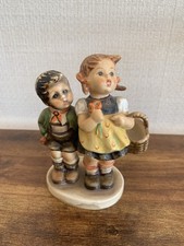 Vintage Goebel Hummel Figurine - To Market - Brother & Sister - Damaged