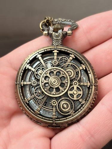 Steampunk pocket watch antique - watch,