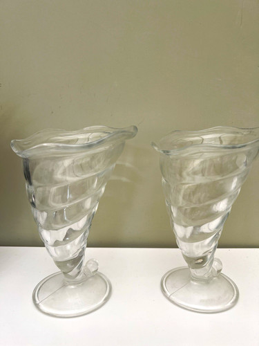 Clear glass swirl - clear,