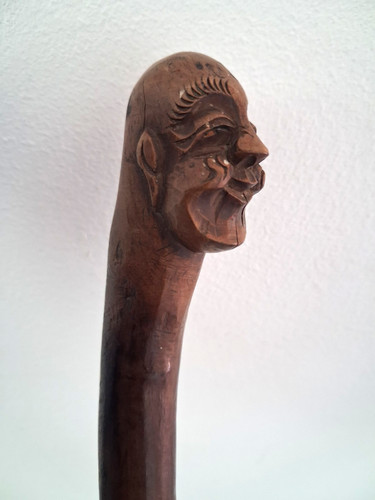 Antique finely carved mans - antique,