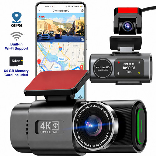 Dash cam car - or, rear