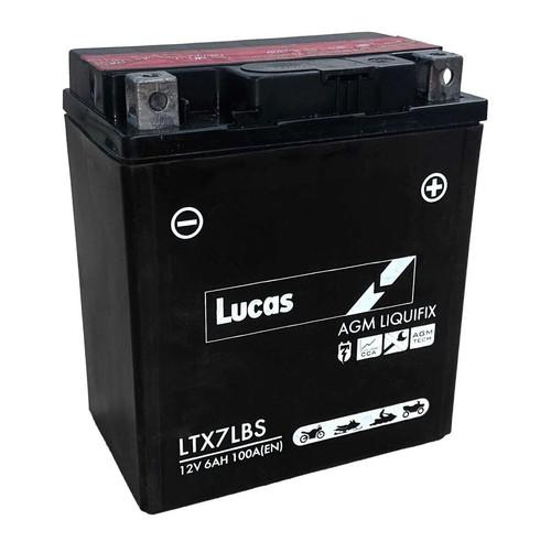 Lucas ltx7lbs agm motorcycle - lucas,