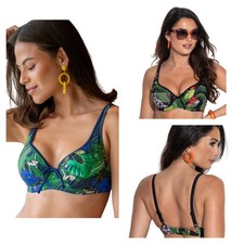 Pour Moi Palermo Bikini Top Underwired Flattering Womens Swimwear 21103R