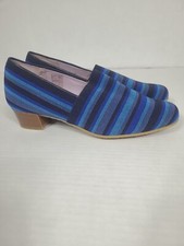 SAS Brenda Pumps  Blue Striped