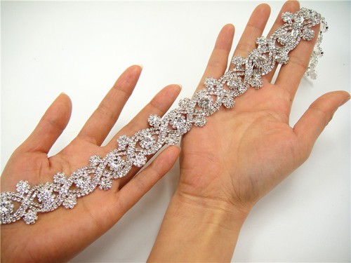 Rhinestone trim crystal bridal - rhinestone,