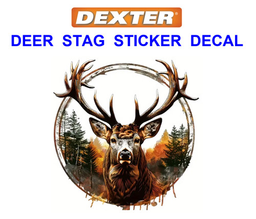 Deer stag sticker car - deer,