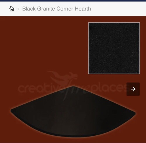 Corner hearth 1000mm - , x
