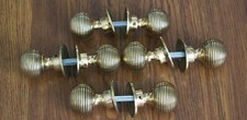 SOLID BRASS DOOR KNOBS - SET