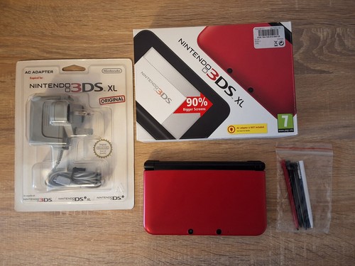 Nintendo 3ds red black - nintendo, uk