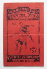 ARSENAL v PORTSMOUTH 1930/1931